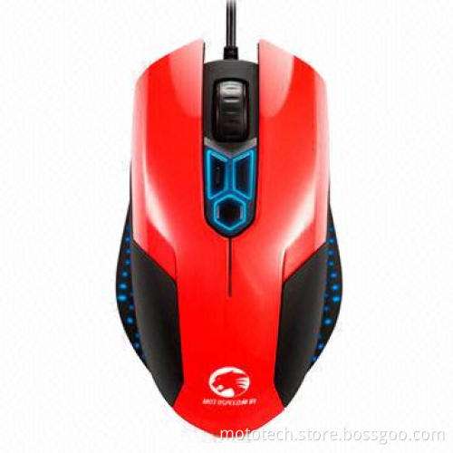 6D Ergonomic Design Optical Gaming Mouse with Avago 5090 IC, Omron Wheel